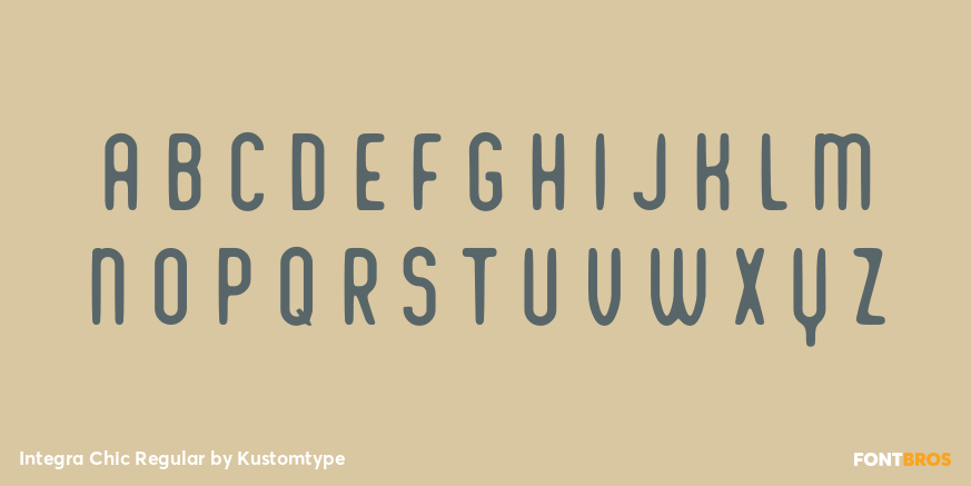 Integra Chic Regular Font Poster #2