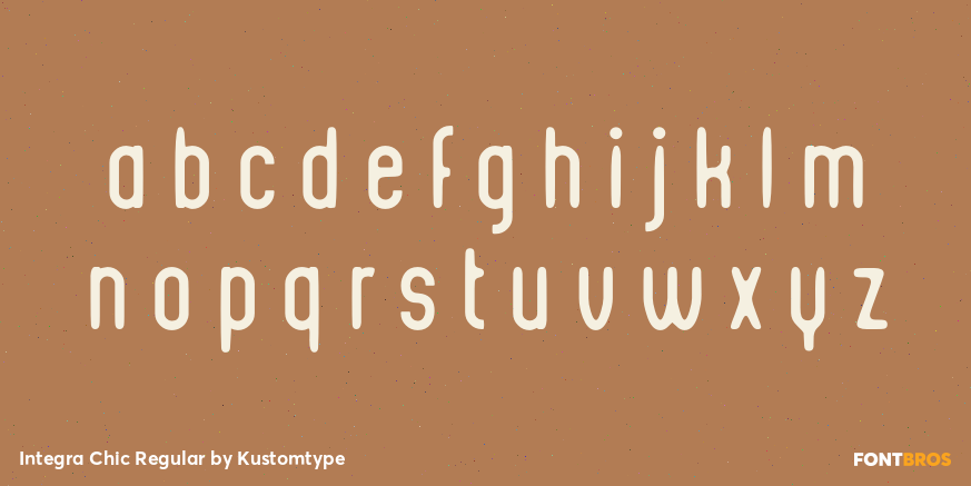 Integra Chic Regular Font Poster #3