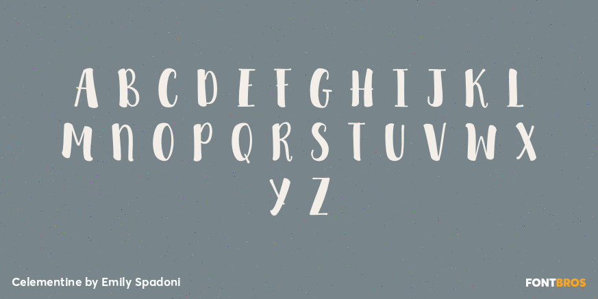 Celementine Font Poster #2