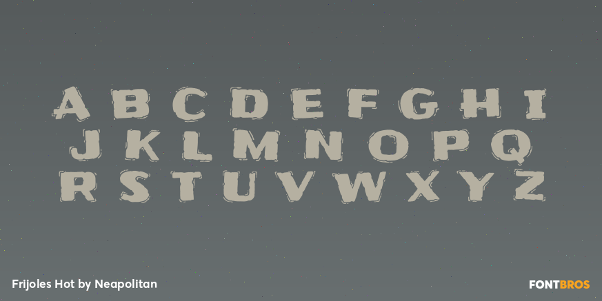 Frijoles Hot Font Poster #2