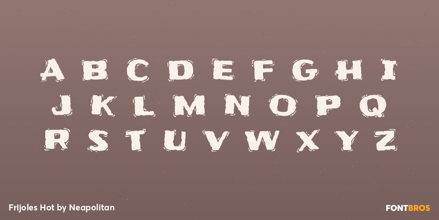 Frijoles Hot Font Poster #3