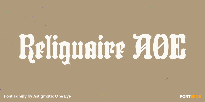 Reliquaire AOE Poster