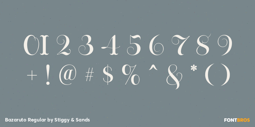 Bazaruto Regular Font Poster #1