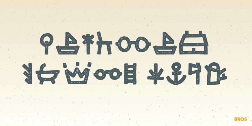 LeOsler Stamp Icon Poster