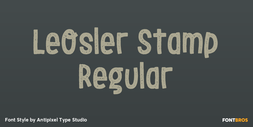 LeOsler Stamp Regular Poster