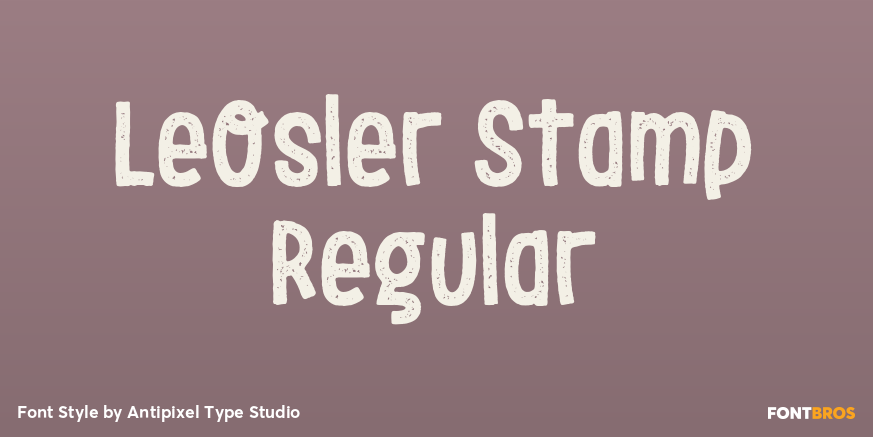 LeOsler Stamp Regular Poster