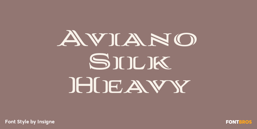 Aviano Silk Heavy Poster