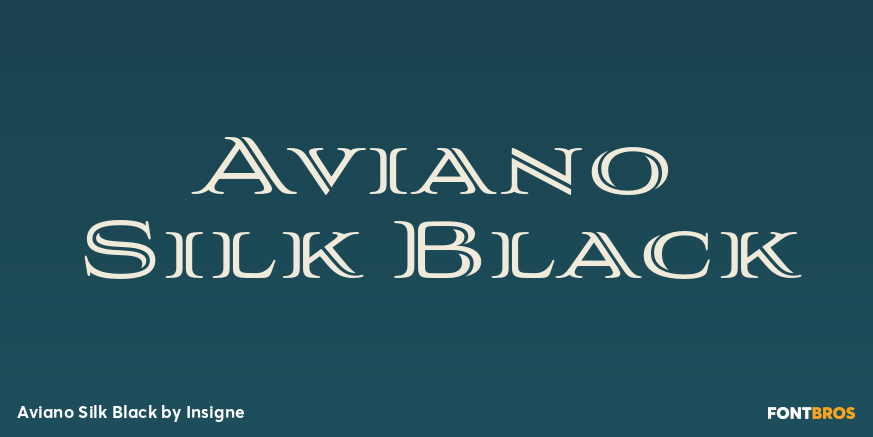 Aviano Silk Black Poster
