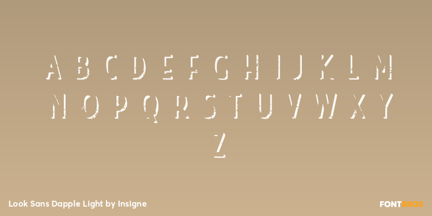 Look Sans Dapple Light Font Poster #1