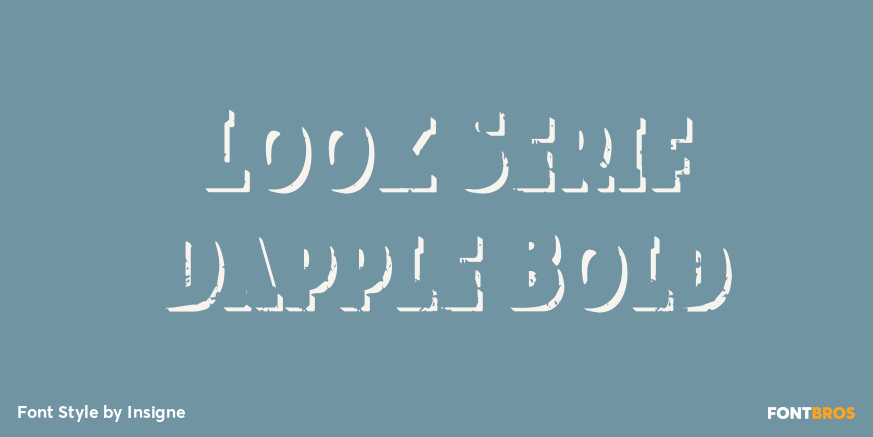 Look Serif Dapple Bold Poster