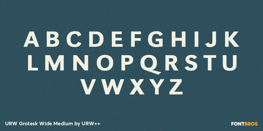URW Grotesk Wide Medium Font Poster #2