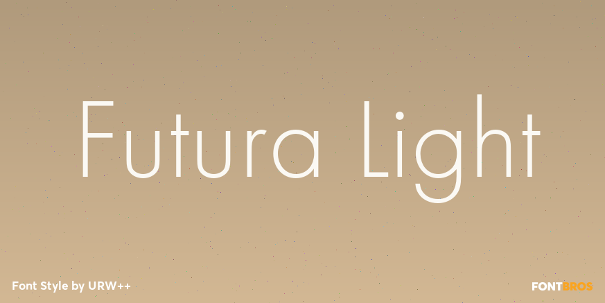 Futura Light Poster