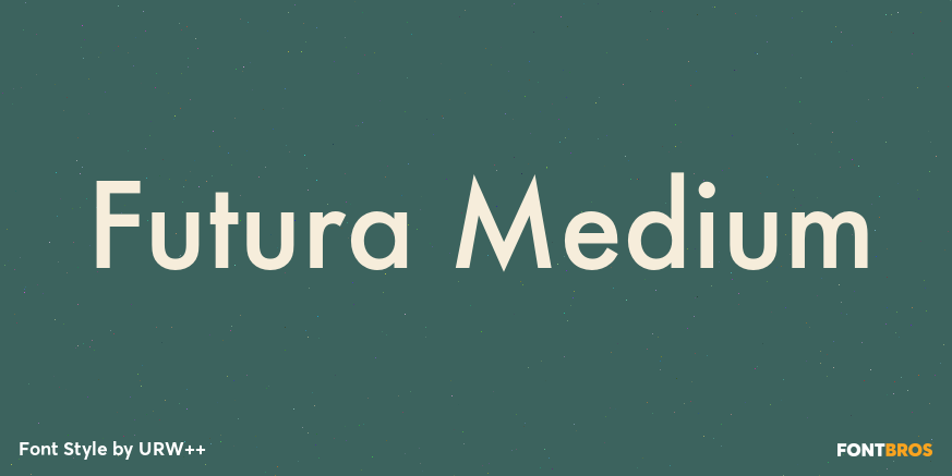 Futura Medium Poster