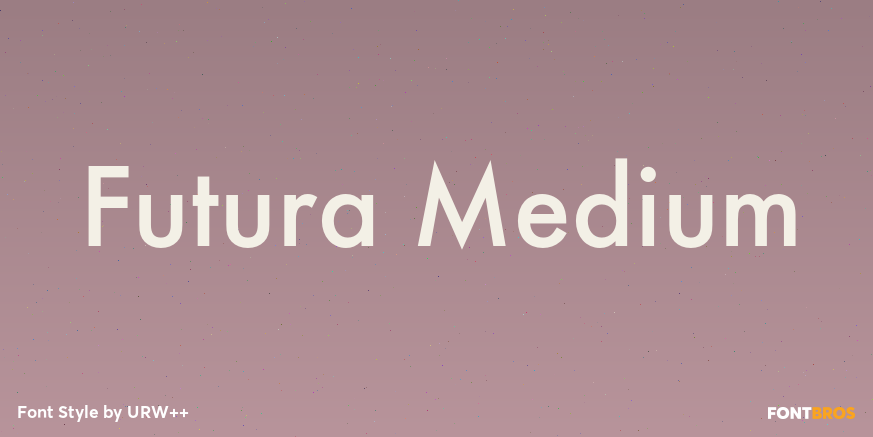 Futura Medium Poster