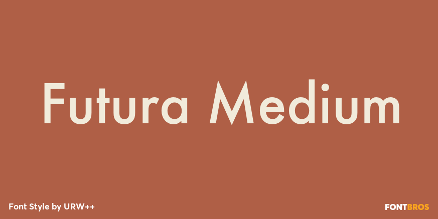 Futura Medium Poster