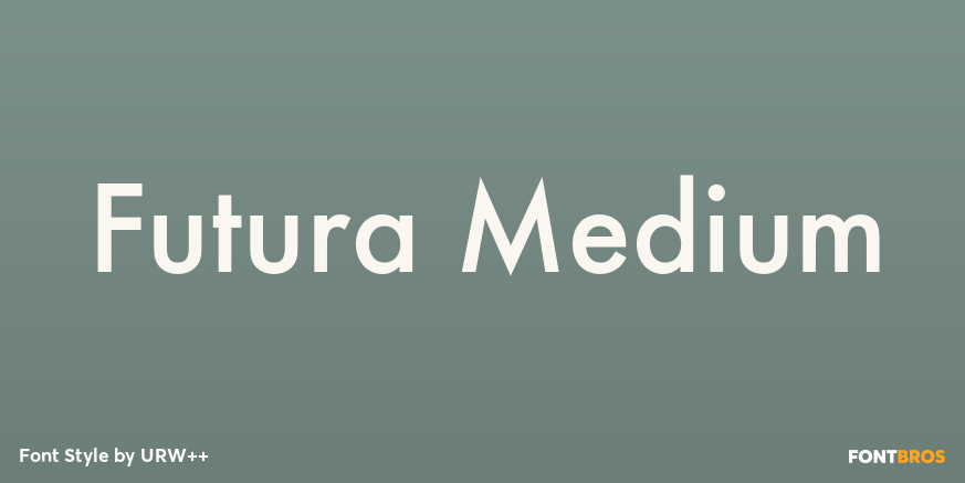 Futura Medium Poster