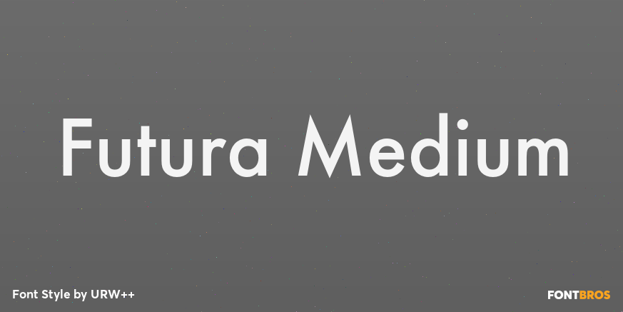 Futura Medium Poster