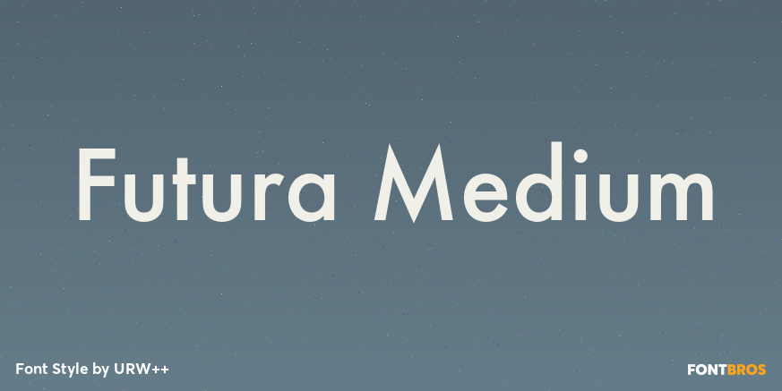 Futura Medium Poster