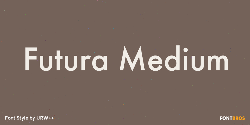 Futura Medium Poster
