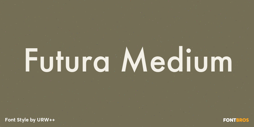 Futura Medium Poster