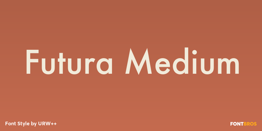 Futura Medium Poster