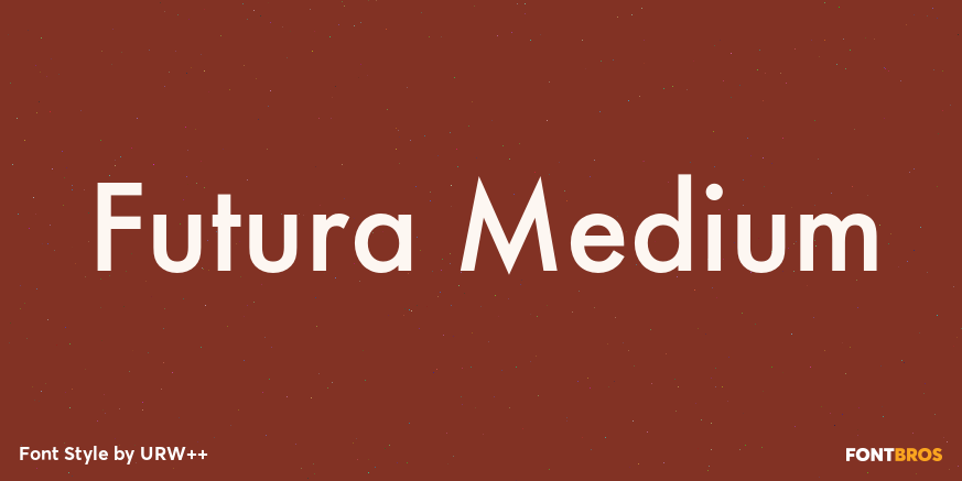 Futura Medium Poster