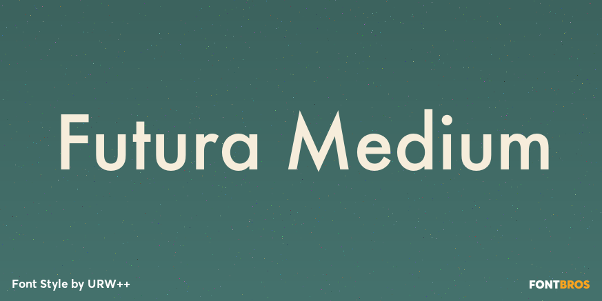 Futura Medium Poster