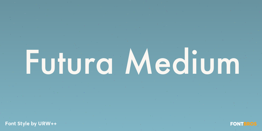 Futura Medium Poster
