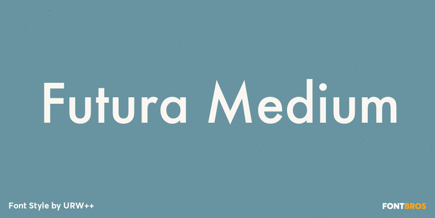 Futura Medium Poster