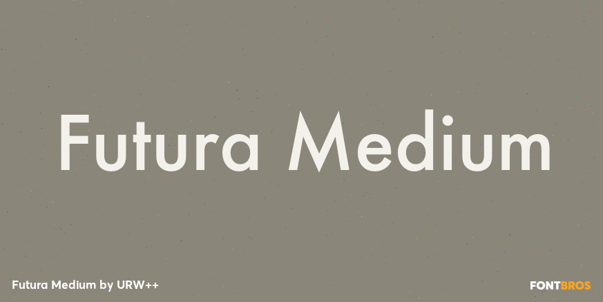 Futura Medium Poster
