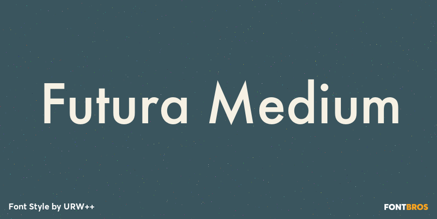 Futura Medium Poster