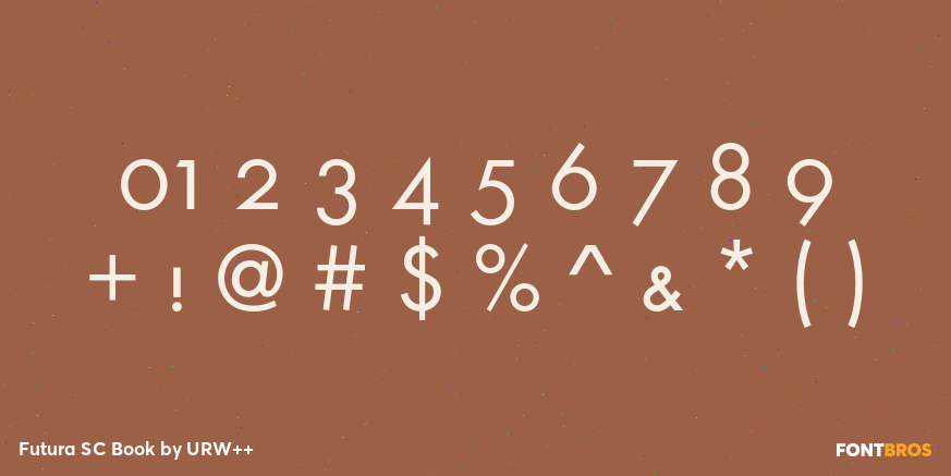 Futura SC Book Font Poster #4