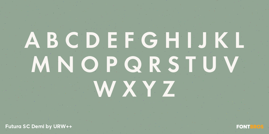 Futura SC Demi Font Poster #2