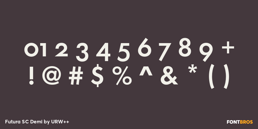 Futura SC Demi Font Poster #4