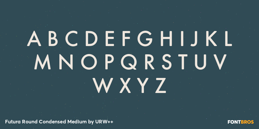 Futura Round Condensed Medium Font Poster #2