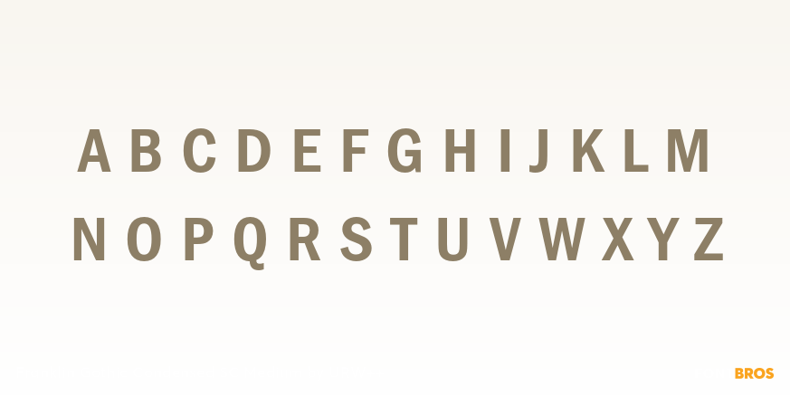 Franklin Gothic Condensed SC Medium Font Poster #3