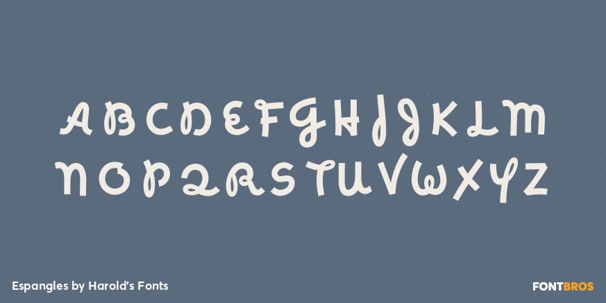 Espangles Font Poster #2