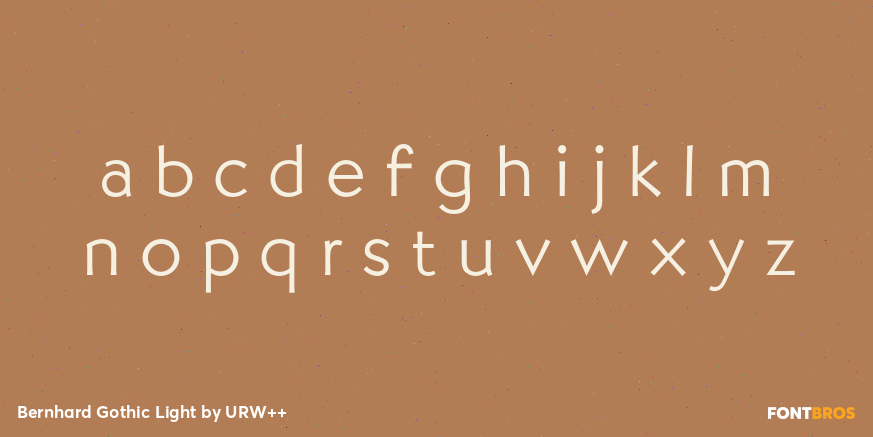 Bernhard Gothic Light Font Poster #3