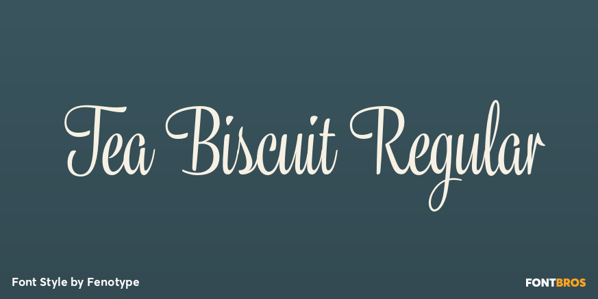 Tea Biscuit Regular Poster