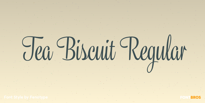 Tea Biscuit Regular Poster