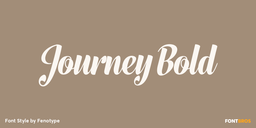 Journey Bold Poster