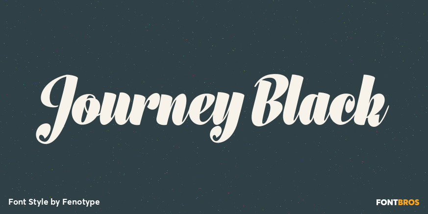Journey Black Poster