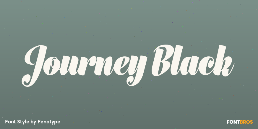 Journey Black Poster