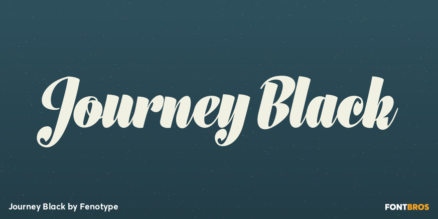 Journey Black Poster