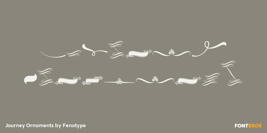 Journey Ornaments Poster