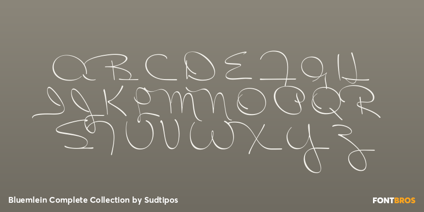 Bluemlein Complete Collection Font Poster #2