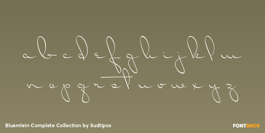 Bluemlein Complete Collection Font Poster #3