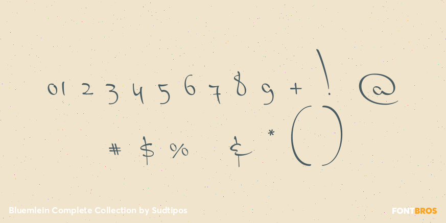 Bluemlein Complete Collection Font Poster #4