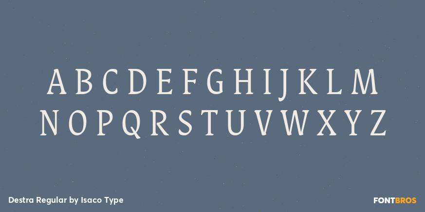 Destra Regular Font Poster #1