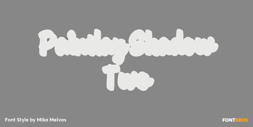 Paintlay Shadow Two Font Poster #1